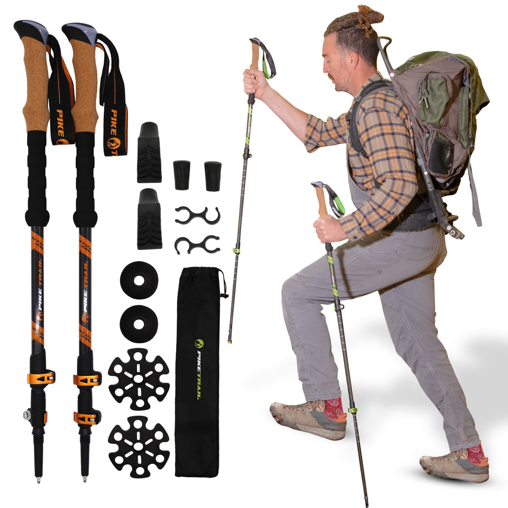 Carbon Fiber Trekking Poles – Lightweight, Adjustable Hiking Poles for Every Adventure