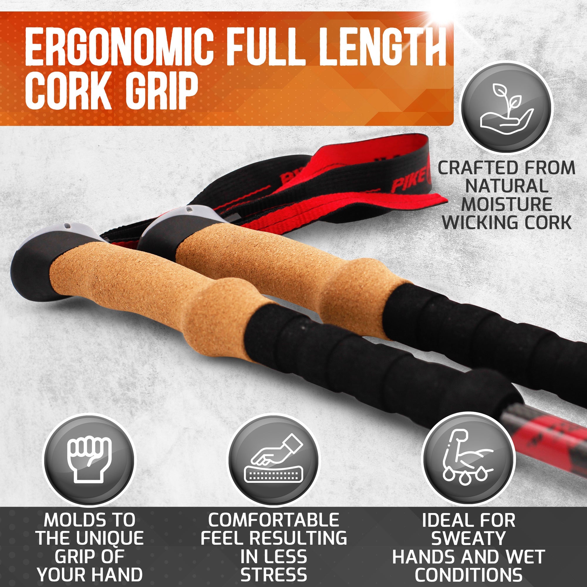 Carbon Fiber Trekking Poles – Lightweight, Adjustable Hiking Poles for Every Adventure