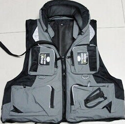 Outdoor Men Hunting/Fishing Detachable Lining/Sleeveless Jacket/ Drifting Water Life Vest