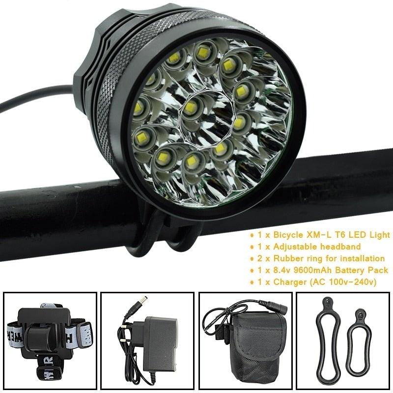 2 IN 1 Bicycle Headlight Front Head Lamp/Flashlight/Mountain Bicycle Front Light