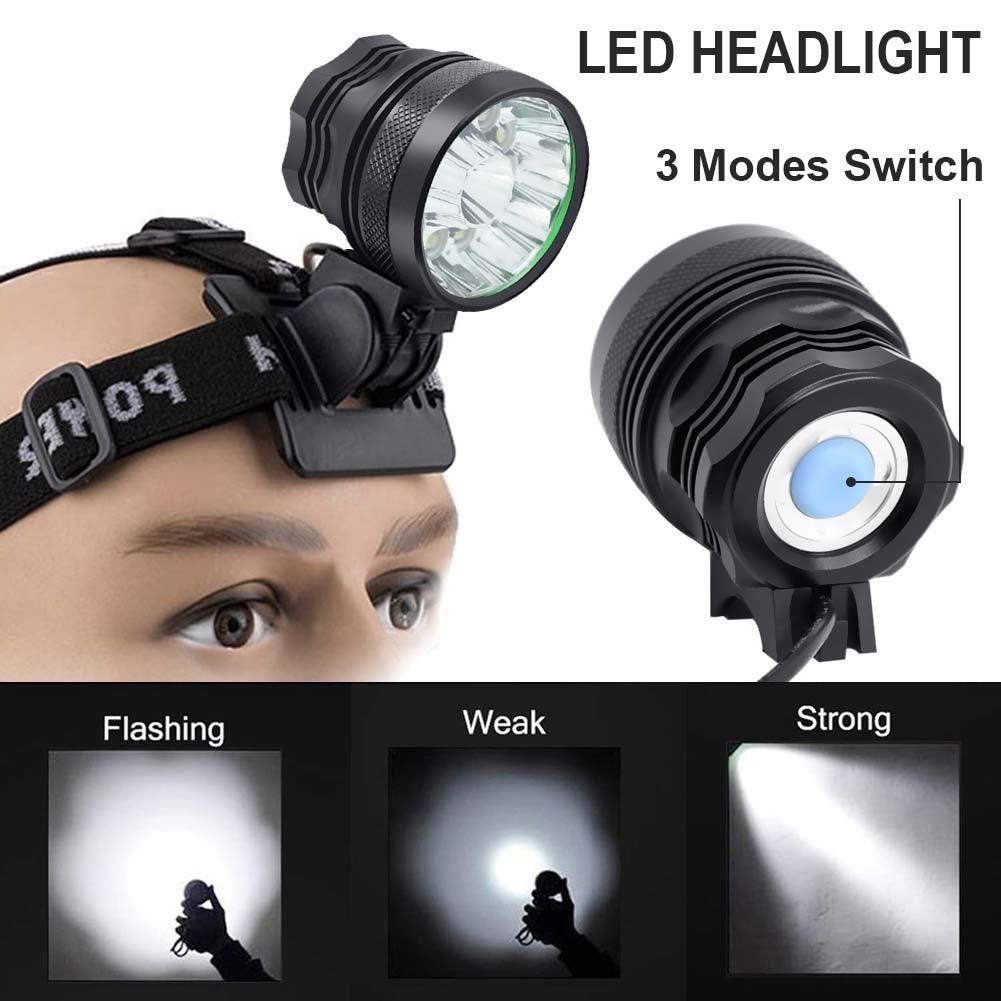 2 IN 1 Bicycle Headlight Front Head Lamp/Flashlight/Mountain Bicycle Front Light