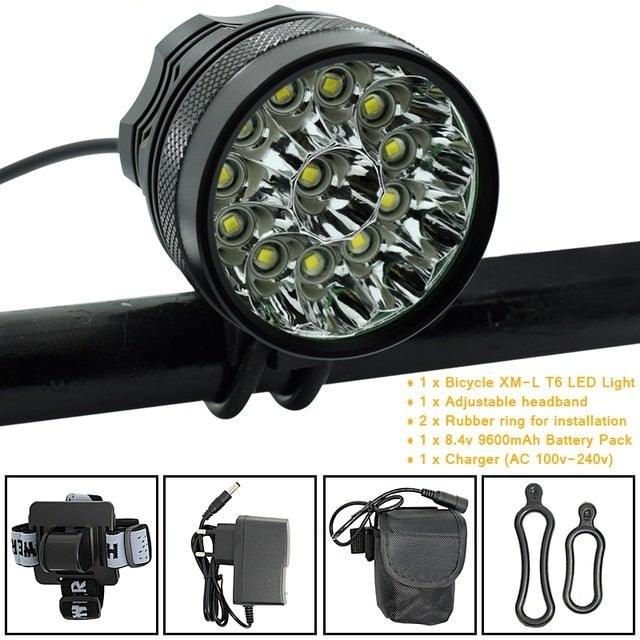 2 IN 1 Bicycle Headlight Front Head Lamp/Flashlight/Mountain Bicycle Front Light