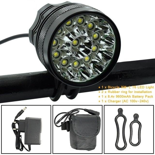 2 IN 1 Bicycle Headlight Front Head Lamp/Flashlight/Mountain Bicycle Front Light