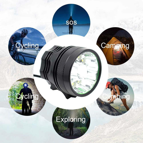 2 IN 1 Bicycle Headlight Front Head Lamp/Flashlight/Mountain Bicycle Front Light