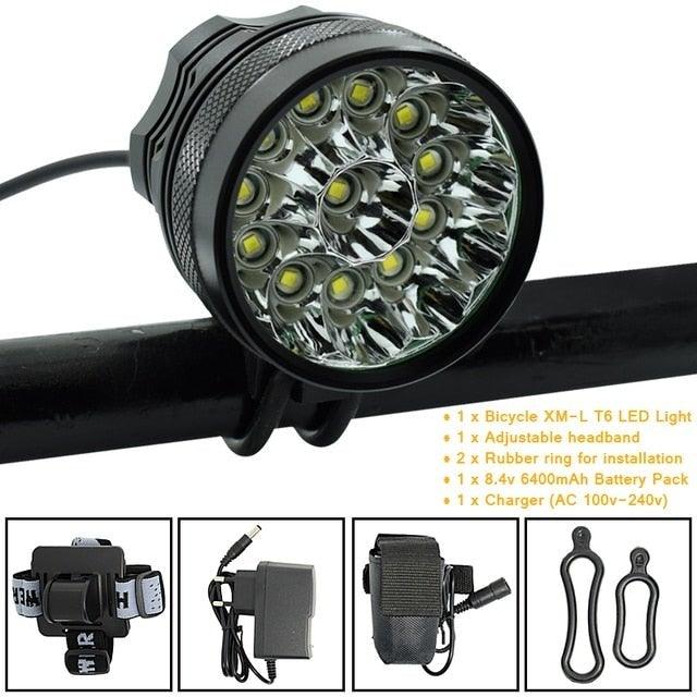 2 IN 1 Bicycle Headlight Front Head Lamp/Flashlight/Mountain Bicycle Front Light