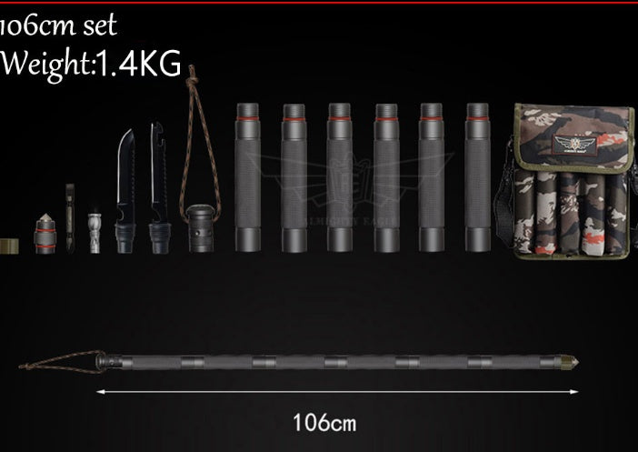 Outdoor Defense Tactical Stick/ Hiking Camping Equipment/Multifunctional Walking Stick