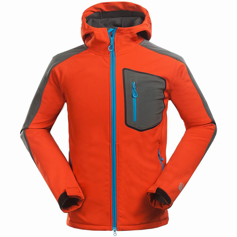 New Men's Outdoor Mountaineering And Leisure Sports Complex Soft Shell Jacket