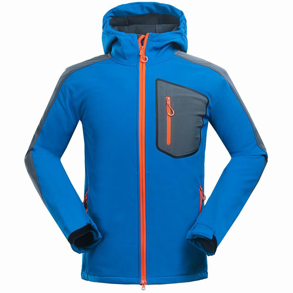 New Men's Outdoor Mountaineering And Leisure Sports Complex Soft Shell Jacket