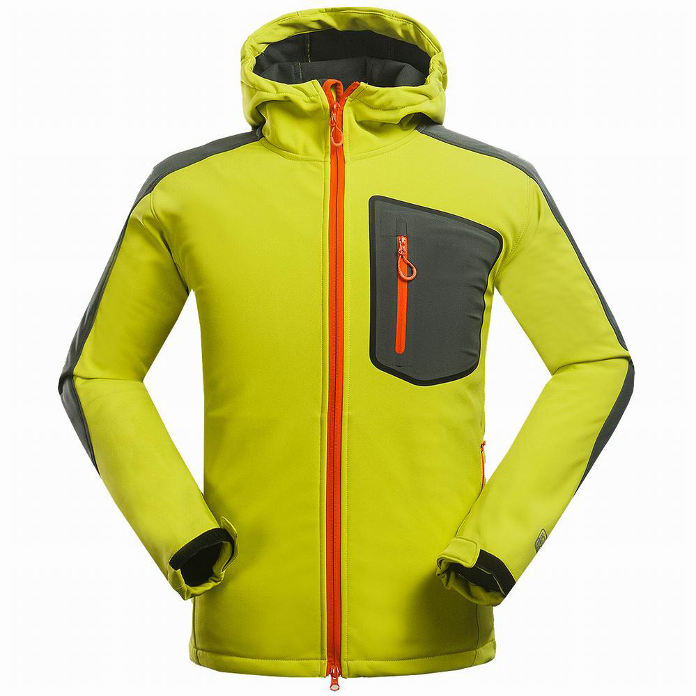 New Men's Outdoor Mountaineering And Leisure Sports Complex Soft Shell Jacket
