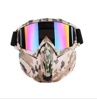 Adult Ski Snowboard Snowmobile Goggles Windproof Skiing  Sunglasses/Face Mask