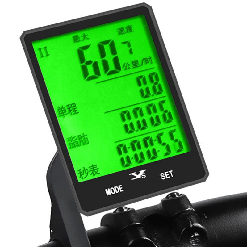 Waterproof Bicycle Computer With Backlight Wireless Wired Computer