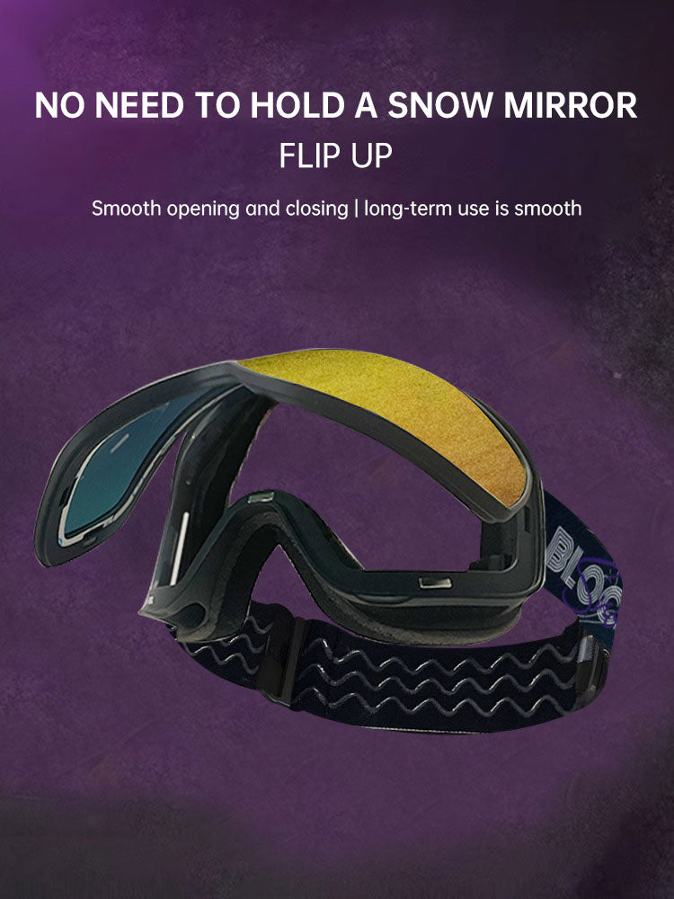 Winter Outdoor Sports Goggles/Double Layer/Anti Fog/Single Double Plate Snow Goggles