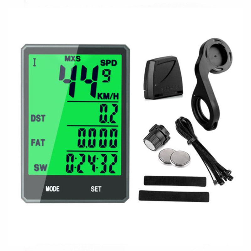 Waterproof Bicycle Computer With Backlight Wireless Wired Computer