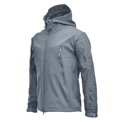 Men's Jacket Waterproof Fleece Camouflage Soft Shell Clothing Tactical Outdoor