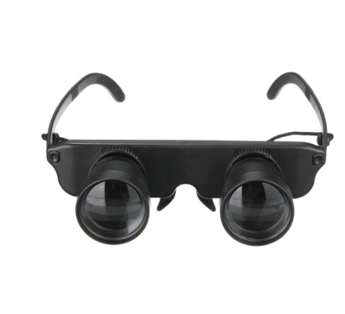 Portable Glasses Style Telescope Magnifier Binoculars For Fishing/ Hiking/ Telescope