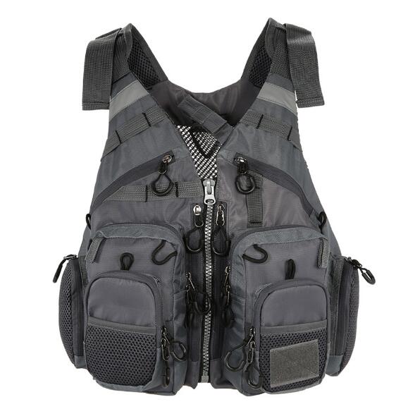 Outdoor Fishing Life Vest Men Breathable Swimming Safety Waistcoat Survival Utility Vest
