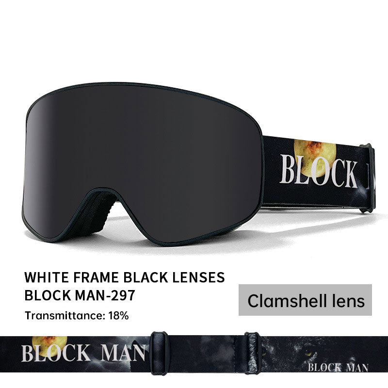 Winter Outdoor Sports Goggles/Double Layer/Anti Fog/Single Double Plate Snow Goggles