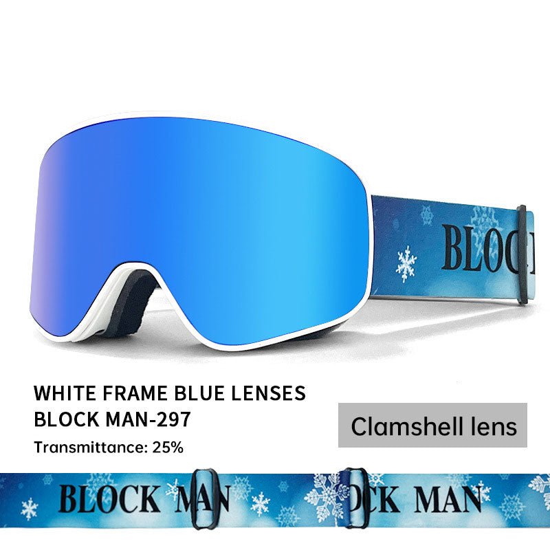 Winter Outdoor Sports Goggles/Double Layer/Anti Fog/Single Double Plate Snow Goggles