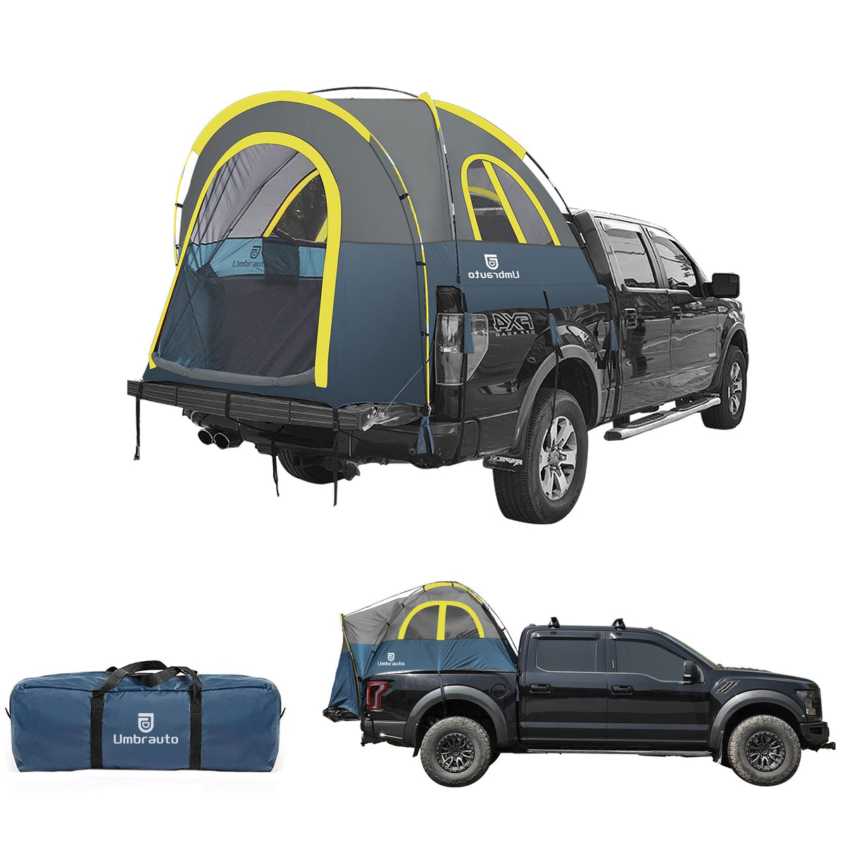 Truck Bed Tent PU3000mm Waterproof Pickup Truck Tents
