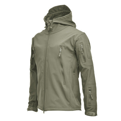 Men's Jacket Waterproof Fleece Camouflage Soft Shell Clothing Tactical Outdoor