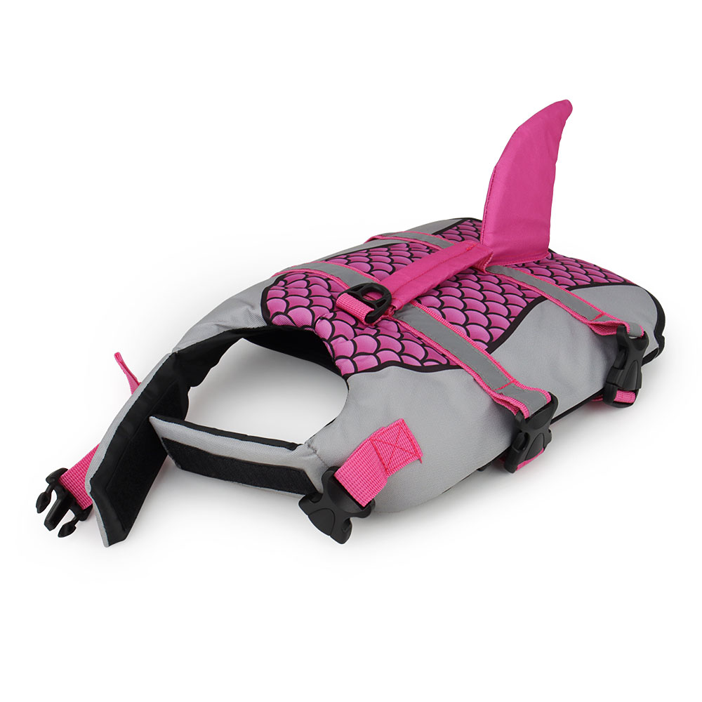 Swim Pet Dog Life Jacket Vest Clothes Life Vest Collar Harness