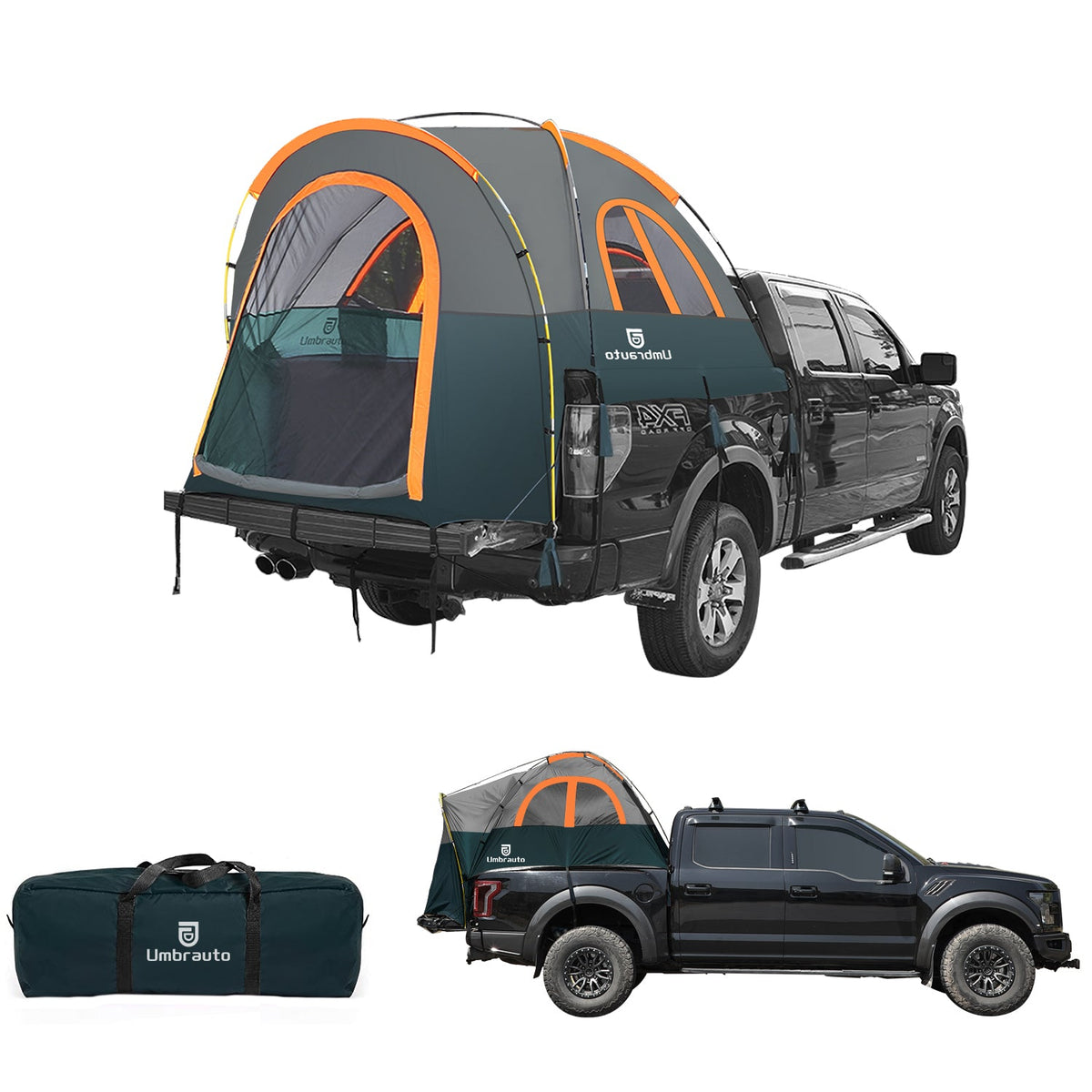 Truck Bed Tent PU3000mm Waterproof Pickup Truck Tents