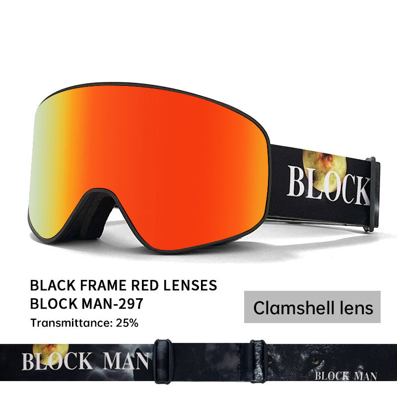 Winter Outdoor Sports Goggles/Double Layer/Anti Fog/Single Double Plate Snow Goggles