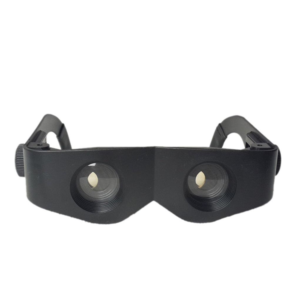 Portable Glasses Style Telescope Magnifier Binoculars For Fishing/ Hiking/ Telescope