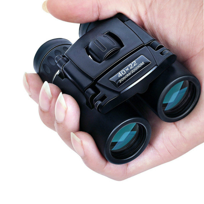 40x22 HD Binoculars Telescopic Glasses Factory HD Low Light Night Vision Pocket Mini