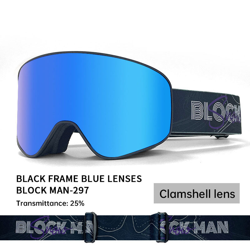 Winter Outdoor Sports Goggles/Double Layer/Anti Fog/Single Double Plate Snow Goggles