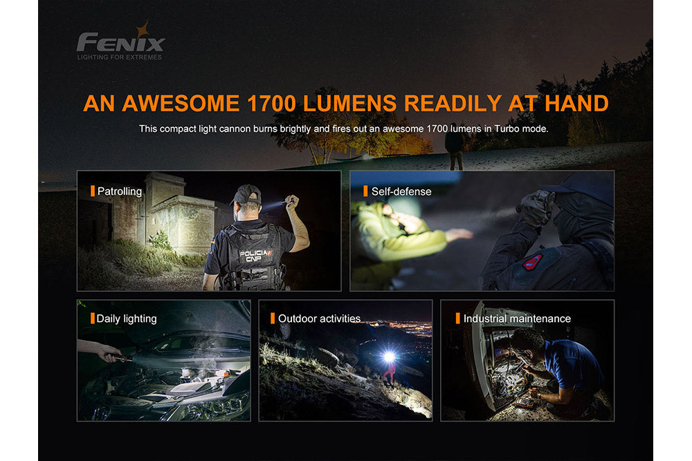 Everyday Carry Flashlight - 1700 Lumens
