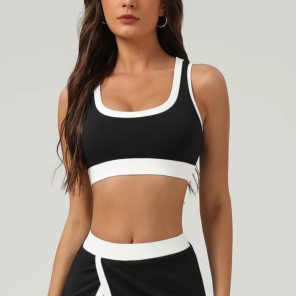 Women  Elastic Fitness Gym Training Yoga Padded Outdoor Workout Sport Bra
