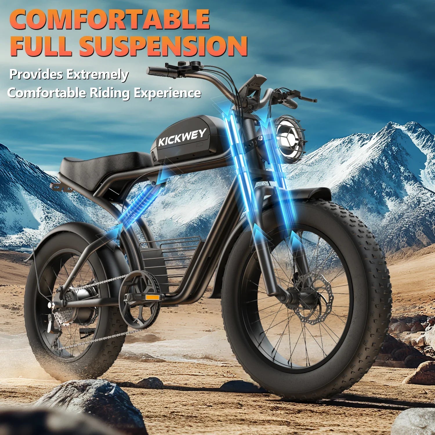 Adult Electric Bicycle 1500w 48V 23ah  20 Inch Fat Tire Outdoor Off Road E Bike