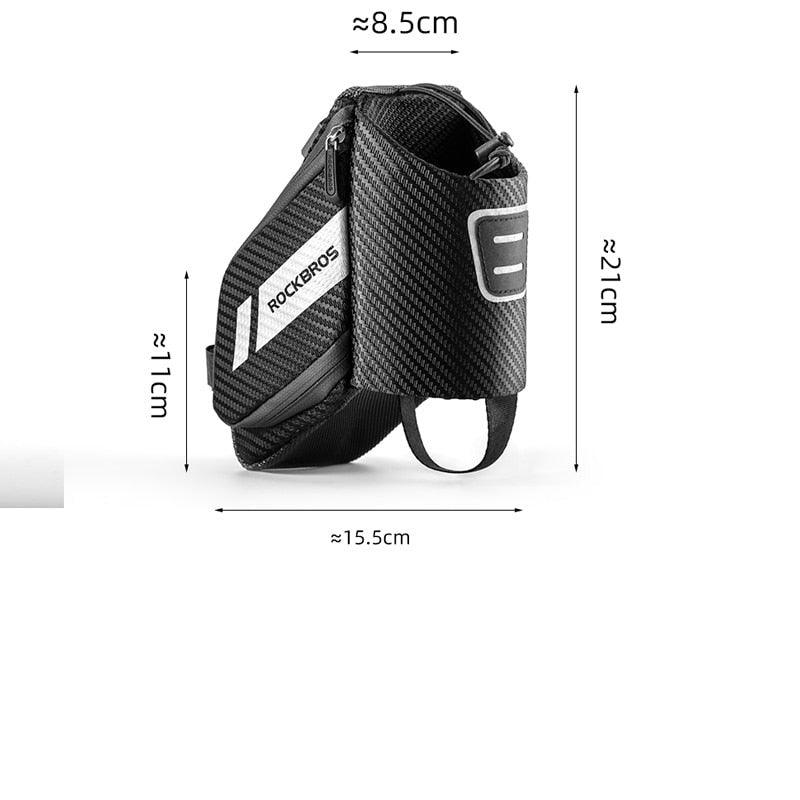 Bike Bag Water Proof Durable Reflective Road With 1.5L Water Bottle Pocket