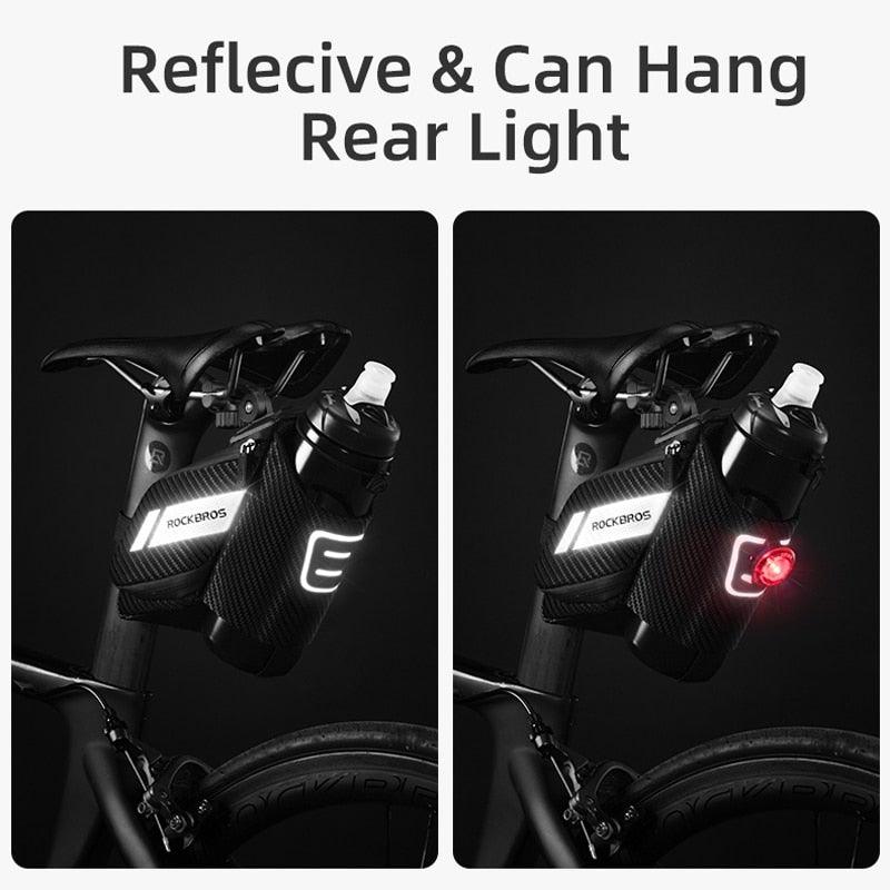 Bike Bag Water Proof Durable Reflective Road With 1.5L Water Bottle Pocket