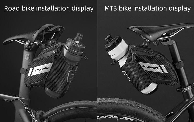 Bike Bag Water Proof Durable Reflective Road With 1.5L Water Bottle Pocket