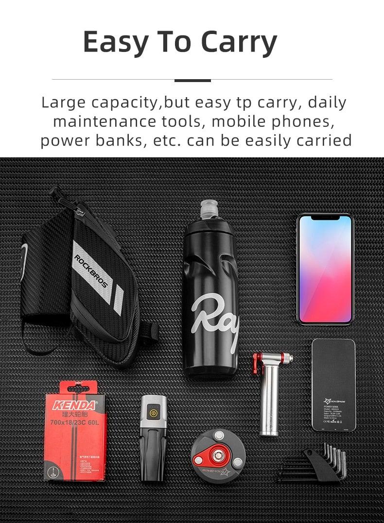 Bike Bag Water Proof Durable Reflective Road With 1.5L Water Bottle Pocket