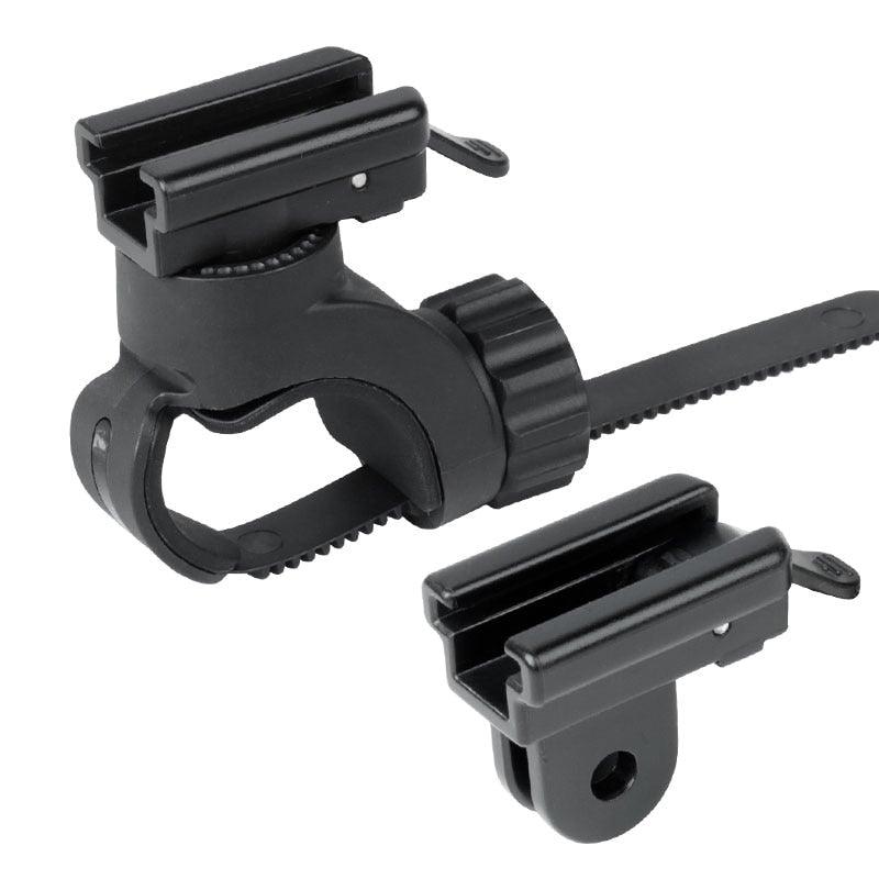 Bike Headlight Holder Front LED Lamp Buckle/Quick Mount Release Helmet Adaptor