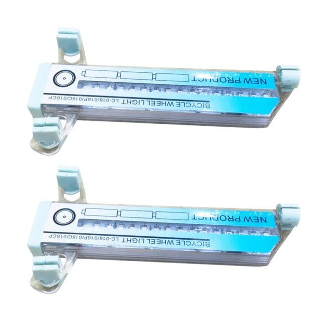 Bicycle Light Tire Wheel Valve LED Flash Spoke Warning Light Lamp
