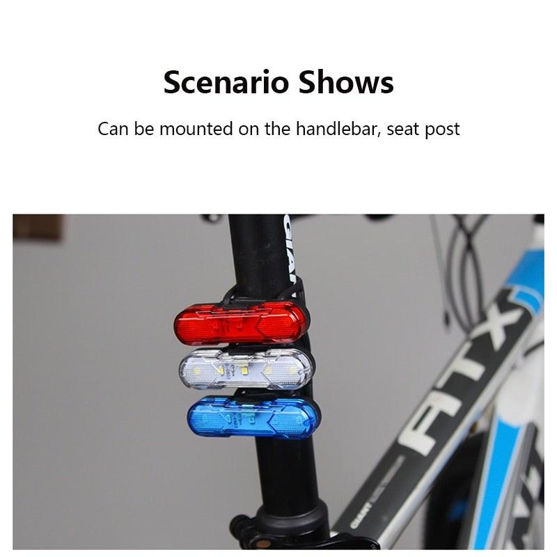 Bicycle Lights Waterproof Riding Rear Light Usb Rechargeable Mountain Bike Headlight
