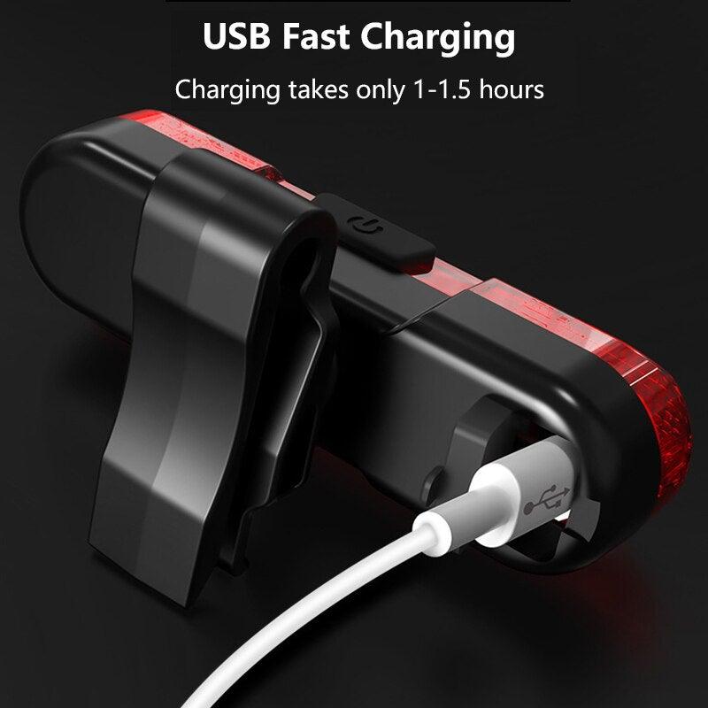 Bicycle Lights Waterproof Riding Rear Light Usb Rechargeable Mountain Bike Headlight
