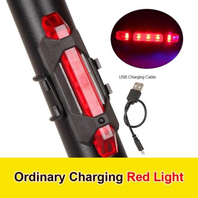 Bicycle Lights Waterproof Riding Rear Light Usb Rechargeable Mountain Bike Headlight