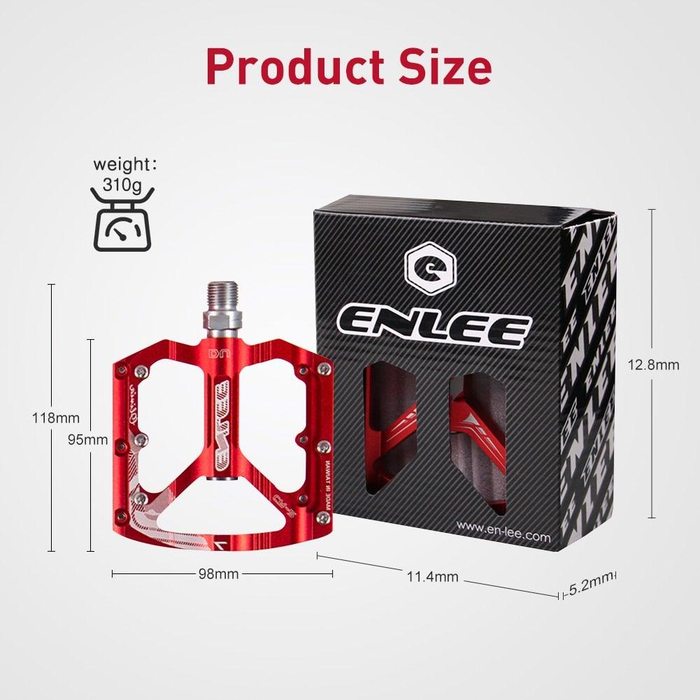 Bicycle Pedal CNC Aluminum Alloy Flat Bicycle Platform Pedal Light Non-Slip