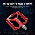 Bicycle Pedal CNC Aluminum Alloy Flat Bicycle Platform Pedal Light Non-Slip
