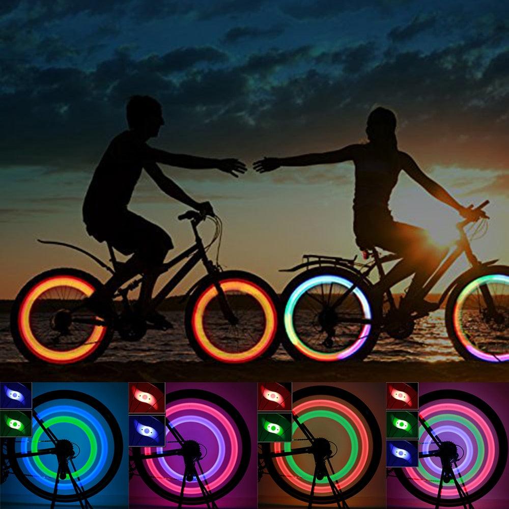 Bike Spoke Light/Wire LED Cycling/Warning Glowing Lamp/Ultra Bright Waterproof