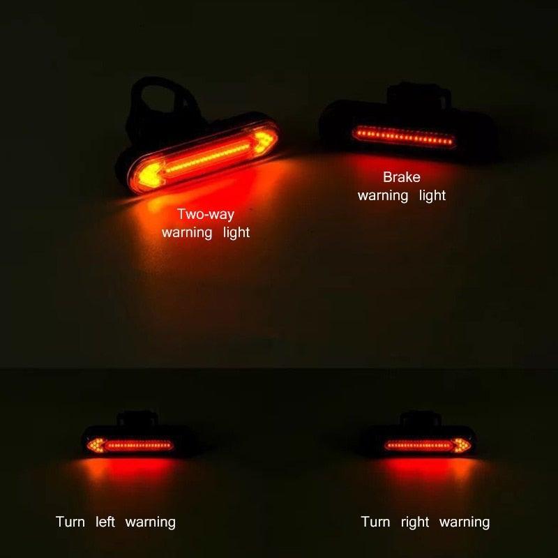 Bike Taillight USB Remote Wireless Control/Rear Lamp/Turn Signal Light