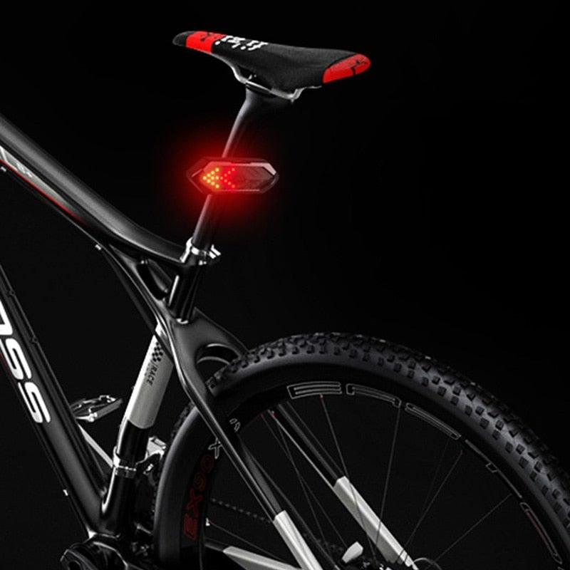Bike Turn Signals Remote Control LED Rear Light USB Rechargeable Cycling Taillight
