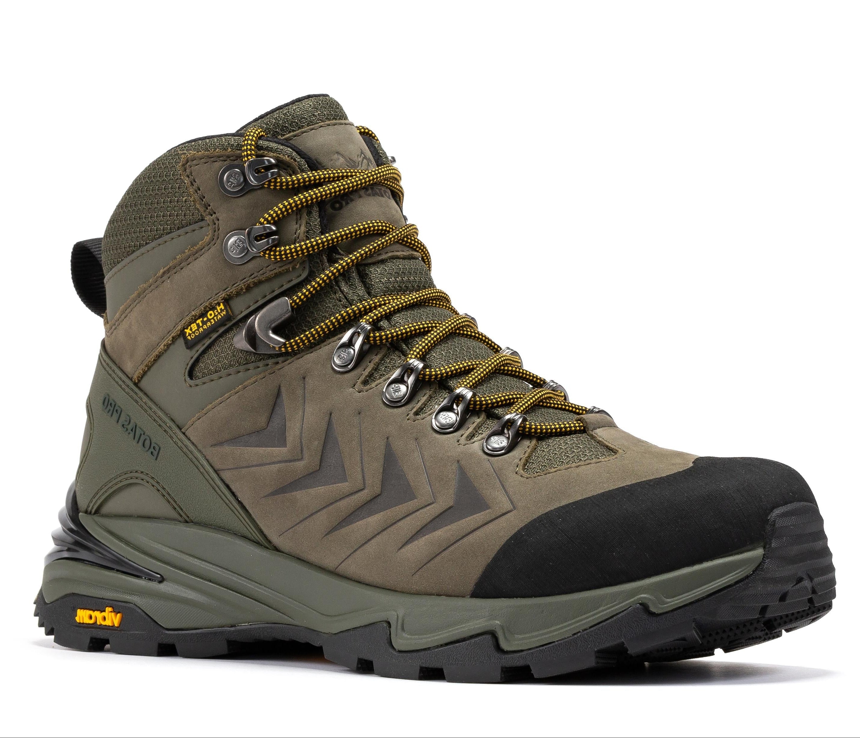 Pro Olive 6 Inch Waterproof Hiking Boots with VIBRAM® Traction Lug Outsole  BP22123