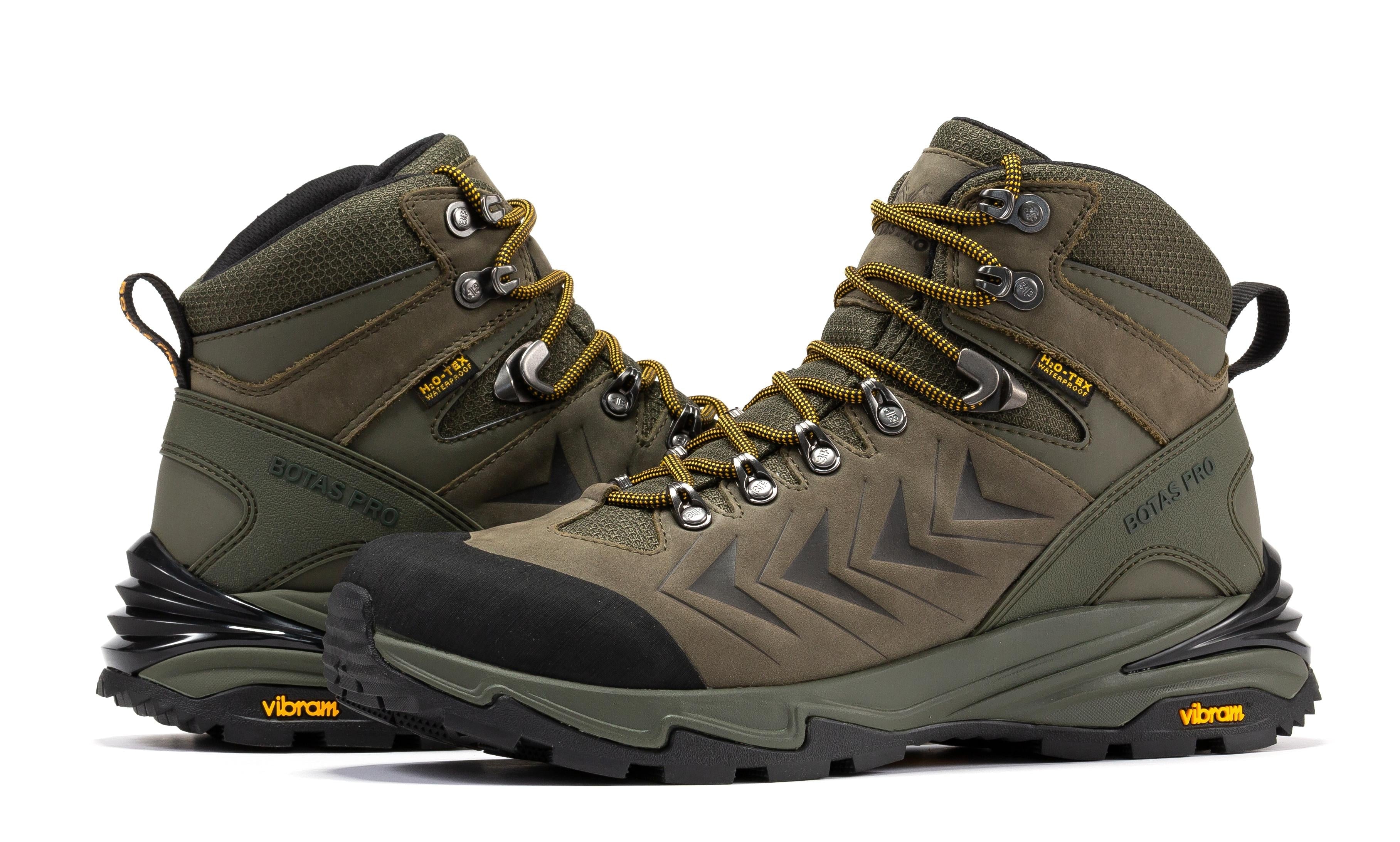 Pro Olive 6 Inch Waterproof Hiking Boots with VIBRAM® Traction Lug Outsole  BP22123