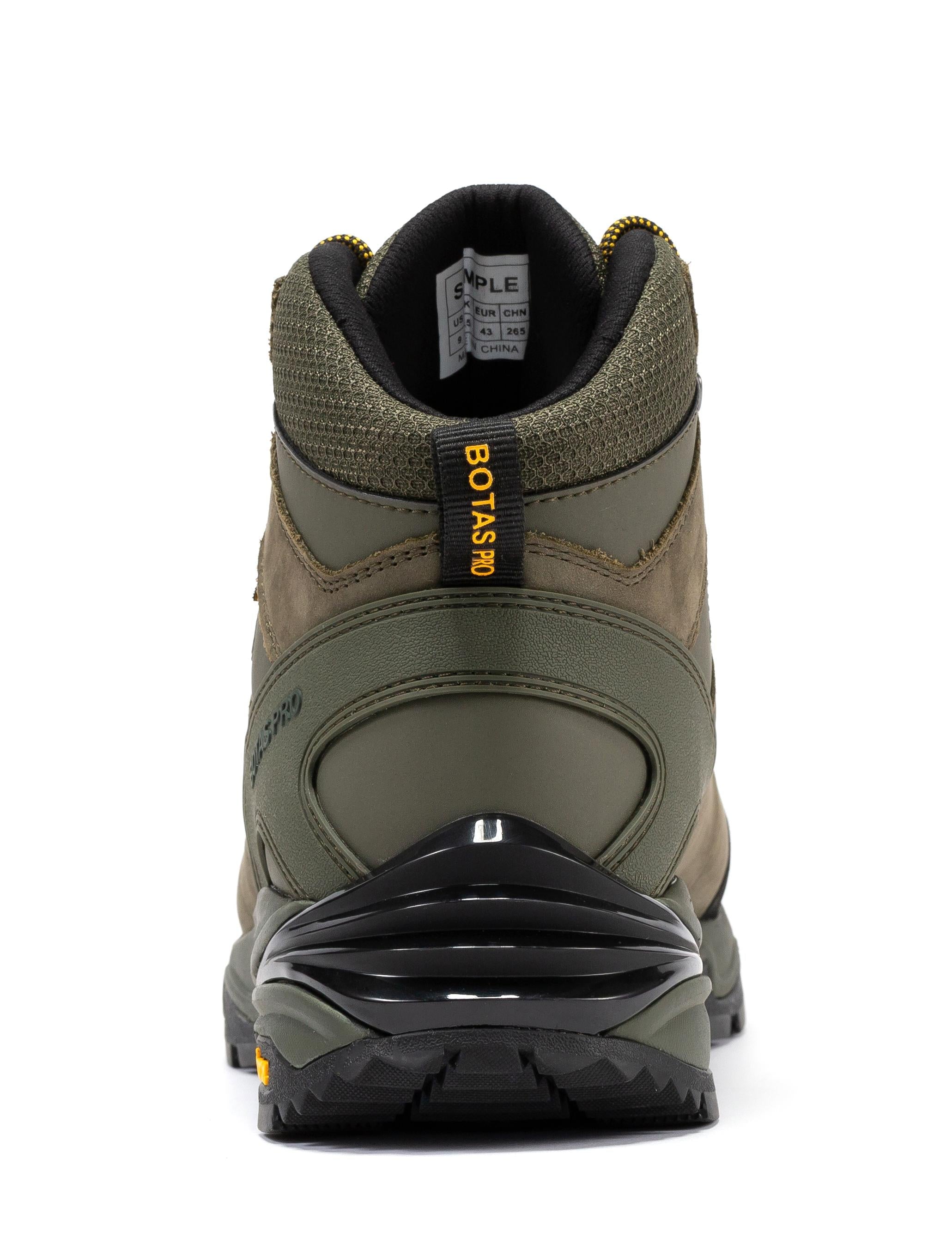 Pro Olive 6 Inch Waterproof Hiking Boots with VIBRAM® Traction Lug Outsole  BP22123